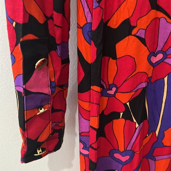 Paloma Printed Dress Sz 0 - Picture 6 of 12